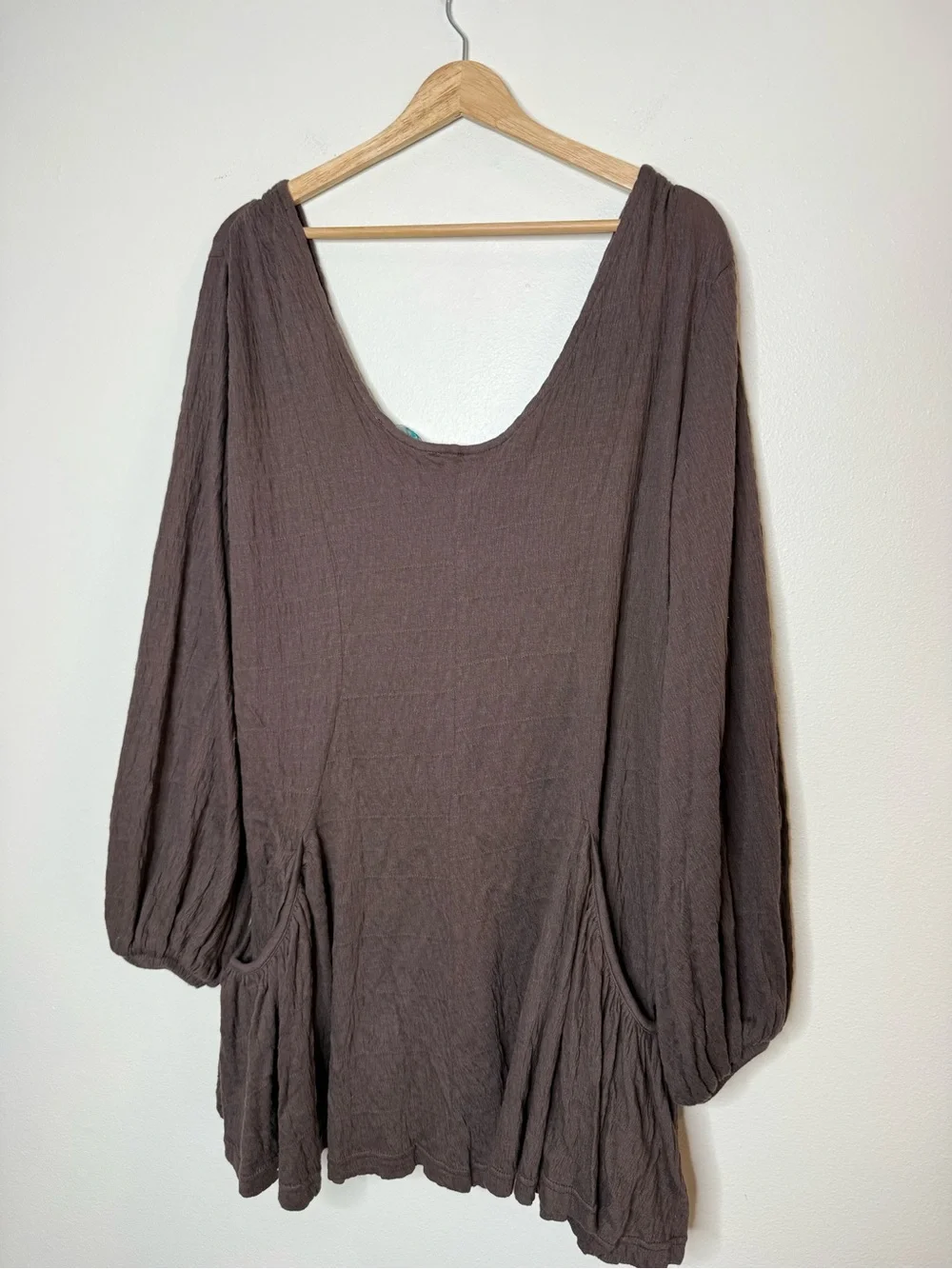 Free People Beach Bayside Mini Dress in brown size medium